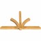Ekena Millwork Redmond Rough Sawn Timber Gable Bracket, Western Red Cedar, 72"W x 45"H x 4"D x 4"F, 15/12 Pitch GBW072X45X0404RED00RWR - alternate 3